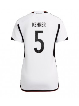 Billige Tyskland Thilo Kehrer #5 Hjemmedrakt Dame VM 2022 Kortermet
